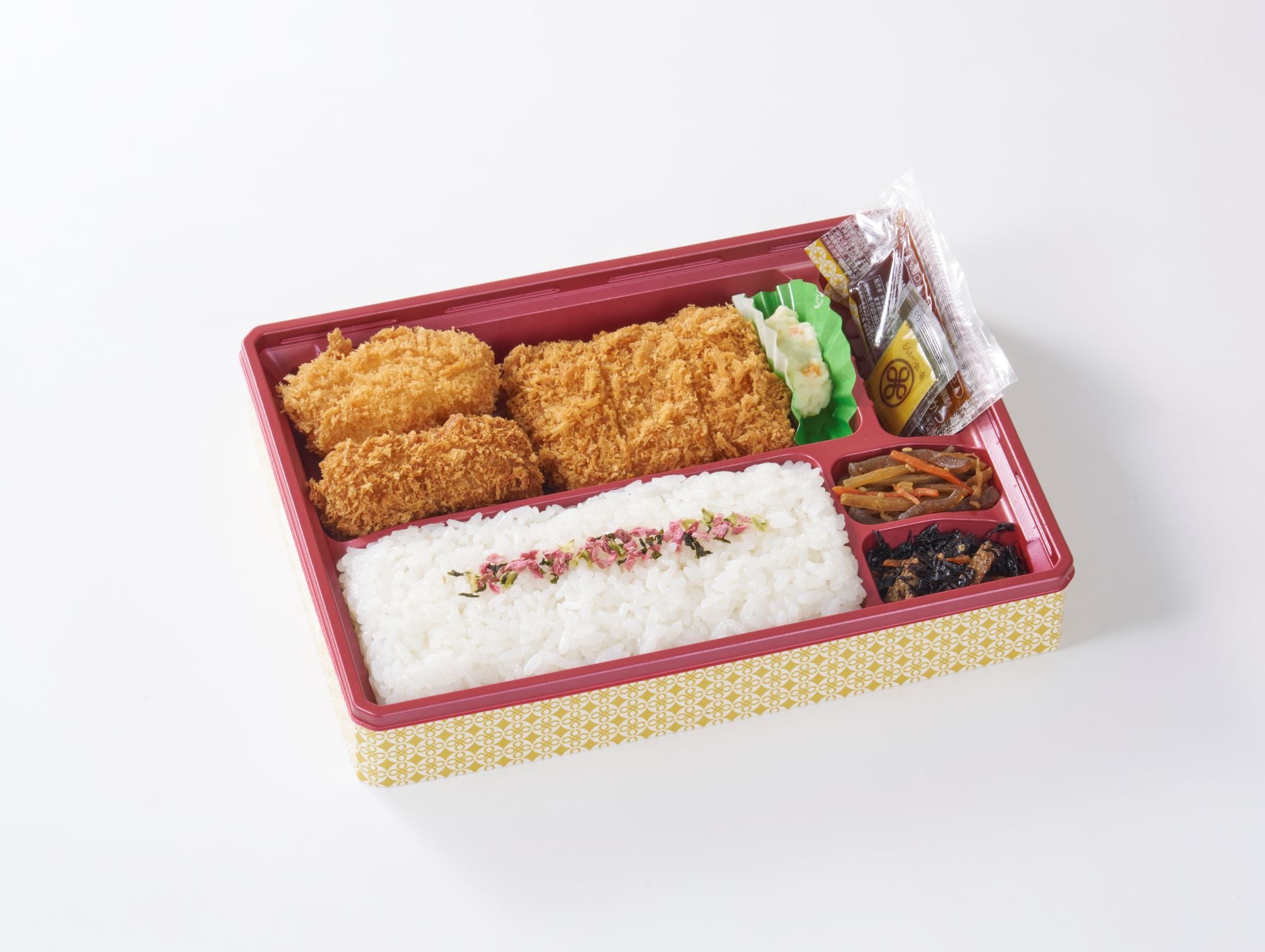 ヒレかつとコロッケ弁当